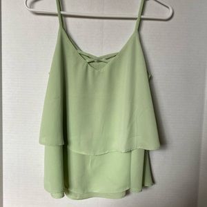 Pastel Green Tank Top
